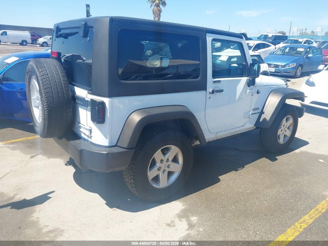 2013 Jeep Wrangler Sport მანქანა იყიდება აუქციონზე, vin: 1C4AJWAG8DL507992, აუქციონის ნომერი: 44804720