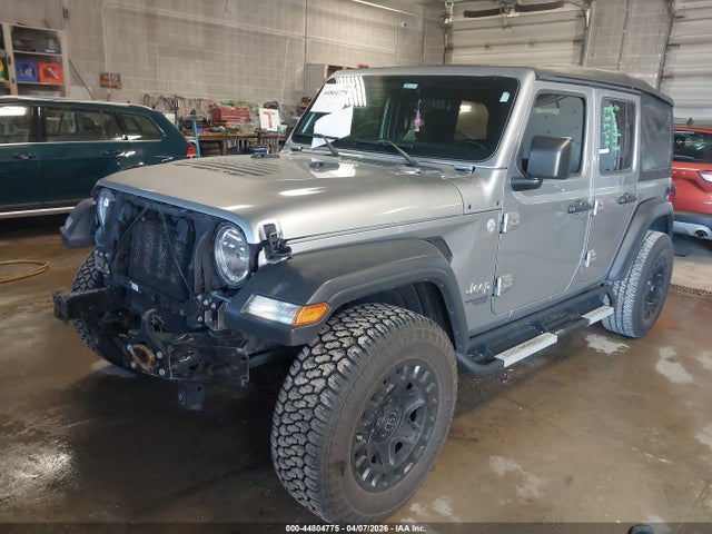 44804775 :رقم المزاد ، 1C4HJXDG4JW154516 vin ، 2018 Jeep Wrangler Unlimited Sport S 4x4 مزاد بيع