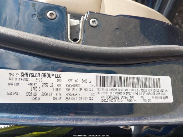 2014 DODGE JOURNEY 3C4PDCBB7ET143377 Photo 8