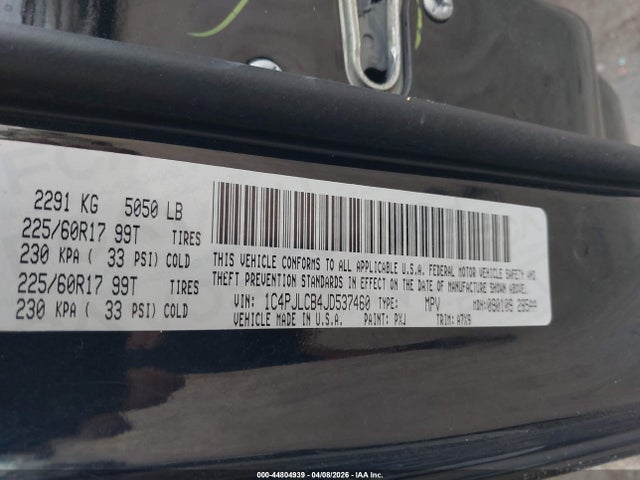 2018 JEEP CHEROKEE 1C4PJLCB4JD537460 Photo 8