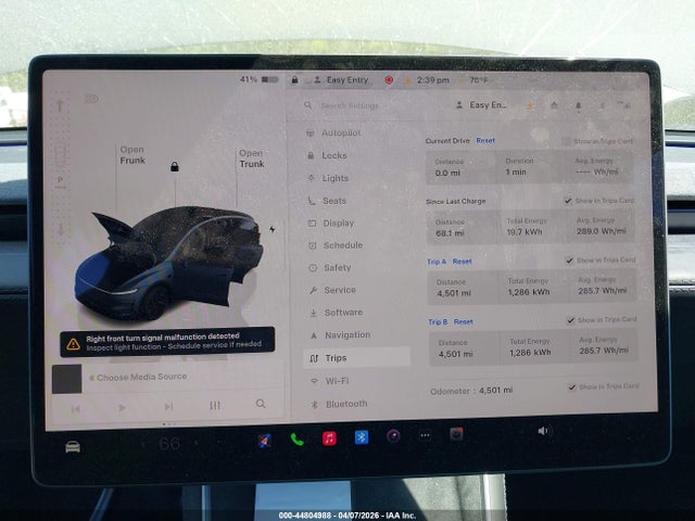 2026 Tesla Model Y All-wheel Drive/long Range Launch Series/premium All-wheel Drive მანქანა იყიდება აუქციონზე, vin: 7SAYGDEE6TA469741, აუქციონის ნომერი: 44804988