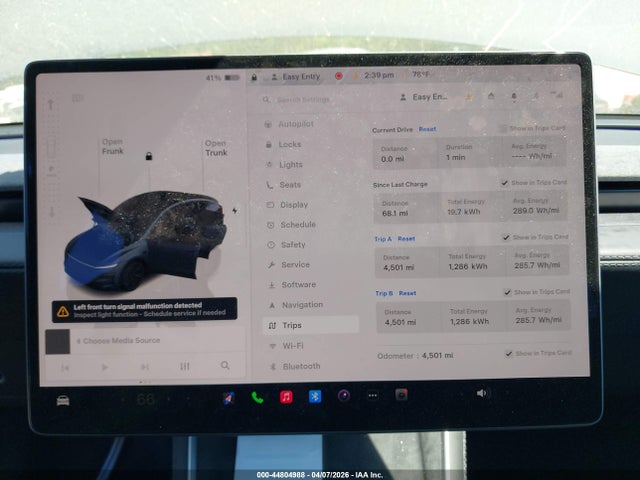 2026 Tesla Model Y All-wheel Drive/long Range Launch Series/premium All-wheel Drive მანქანა იყიდება აუქციონზე, vin: 7SAYGDEE6TA469741, აუქციონის ნომერი: 44804988
