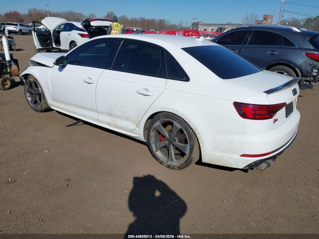 2018 Audi S4 3.0t Premium Plus მანქანა იყიდება აუქციონზე, vin: WAUB4AF48JA103270, აუქციონის ნომერი: 44805013