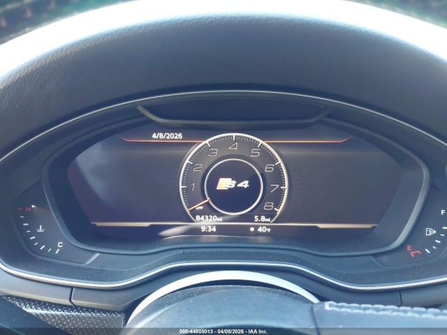 2018 Audi S4 3.0t Premium Plus მანქანა იყიდება აუქციონზე, vin: WAUB4AF48JA103270, აუქციონის ნომერი: 44805013