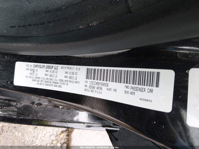 2015 Chrysler 200 Limited მანქანა იყიდება აუქციონზე, vin: 1C3CCCAB9FN502656, აუქციონის ნომერი: 44805104