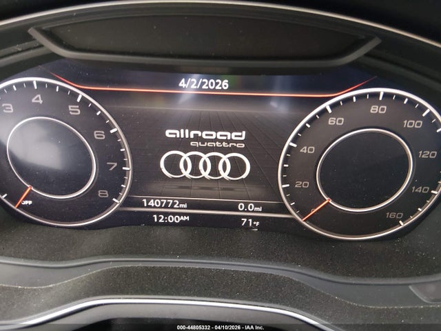Продаж на аукціоні авто 2018 Audi A4 Allroad 2.0t Premium, vin: WA18NAF45JA005060, номер лоту: 44805332