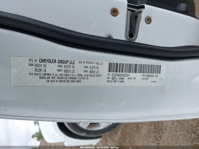 Aukcja sprzedaży 2013 Dodge Charger Se, vin: 2C3CDXBG3DH522924, numer aukcji: 44805402