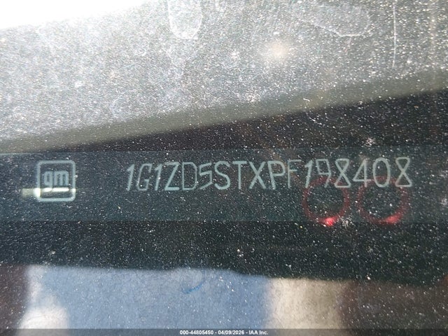 1G1ZD5STXPF198408 Chevrolet Malibu Fwd 1lt