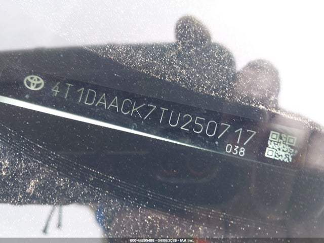 44805488 :رقم المزاد ، 4T1DAACK7TU250717 vin ، 2026 Toyota Camry Se مزاد بيع