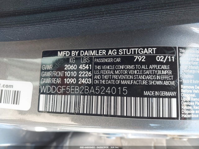 Продажа на аукционе авто 2011 Mercedes-benz C 300 Sport, vin: WDDGF5EB2BA524015, номер лота: 44805493