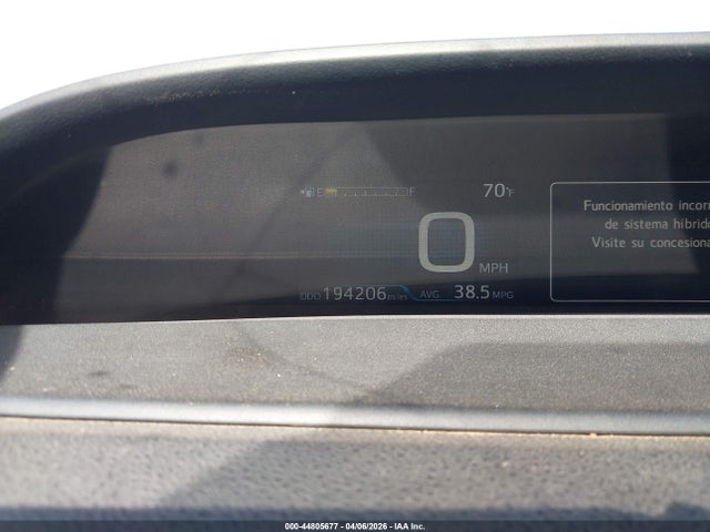 JTDKBRFU6J3065551 Toyota Prius Two