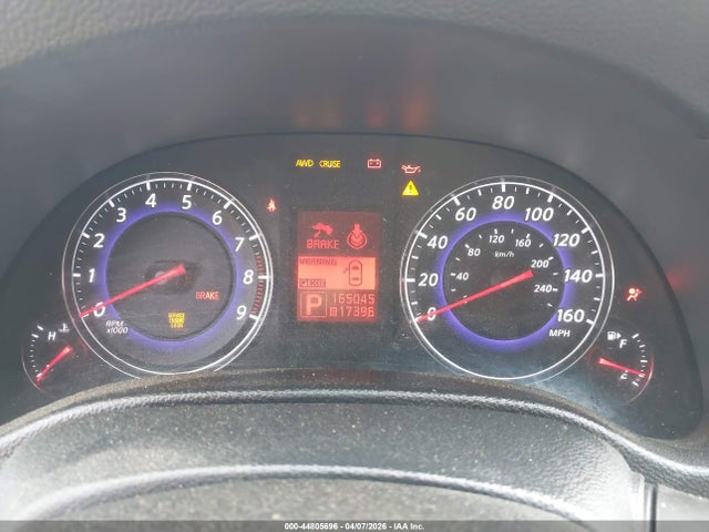 2009 Infiniti G37x მანქანა იყიდება აუქციონზე, vin: JNKCV61F39M356824, აუქციონის ნომერი: 44805696