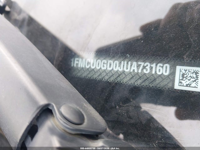 1FMCU0GD0JUA73160 Ford ESCAPE SE