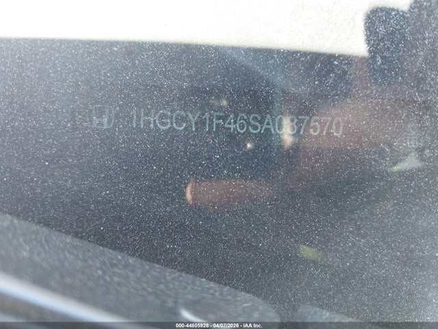 44805928 :رقم المزاد ، 1HGCY1F46SA087570 vin ، 2025 Honda Accord Se مزاد بيع