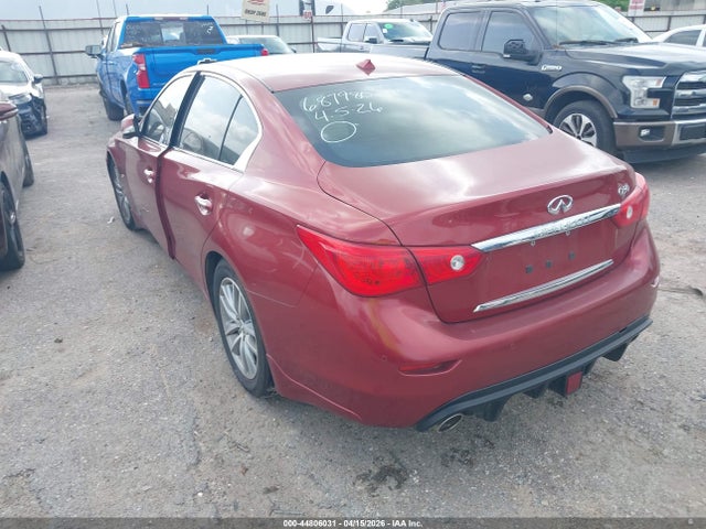 44806031 :رقم المزاد ، JN1BV7AP5EM687980 vin ، 2014 Infiniti Q50 Premium مزاد بيع