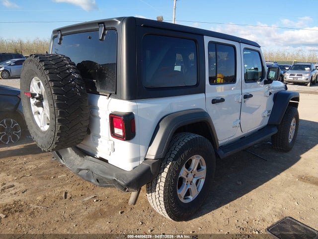 Aukcja sprzedaży 2020 Jeep Wrangler Unlimited Sport S 4x4, vin: 1C4HJXDN5LW199224, numer aukcji: 44806229