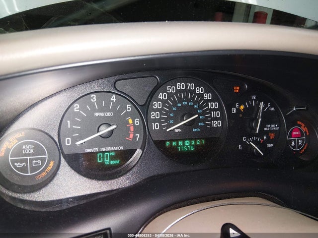Продажа на аукционе авто 2001 Buick Regal Gs, vin: 2G4WF551911124986, номер лота: 44806283
