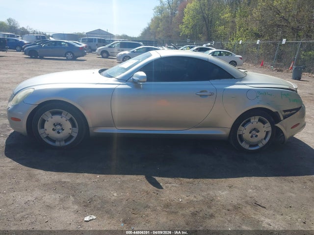 2002 Lexus Sc 430 მანქანა იყიდება აუქციონზე, vin: JTHFN48YX20020674, აუქციონის ნომერი: 44806391