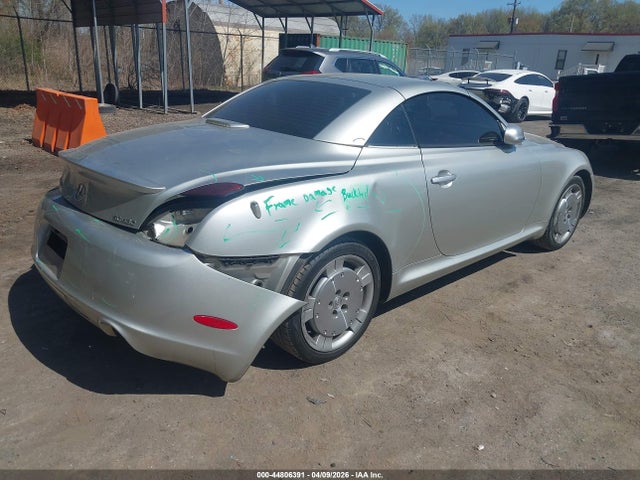 2002 Lexus Sc 430 მანქანა იყიდება აუქციონზე, vin: JTHFN48YX20020674, აუქციონის ნომერი: 44806391
