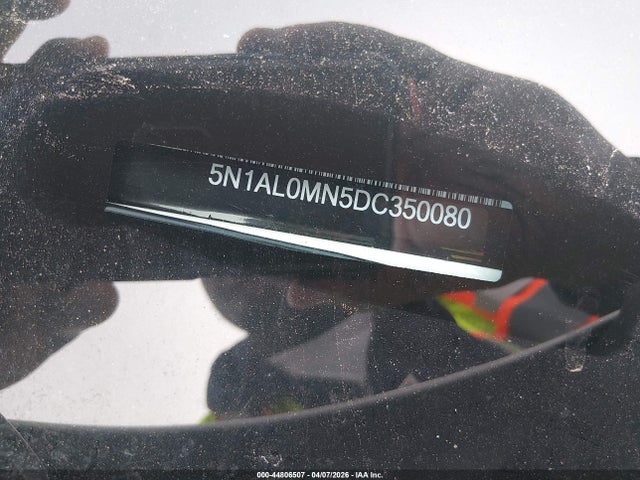 Aukcja sprzedaży 2013 Infiniti Jx35, vin: 5N1AL0MN5DC350080, numer aukcji: 44806507