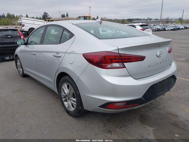 2019 Hyundai Elantra Sel მანქანა იყიდება აუქციონზე, vin: 5NPD84LF5KH407805, აუქციონის ნომერი: 44806540