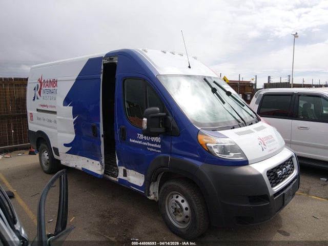 Продаж на аукціоні авто 2021 Ram Promaster 2500 High Roof 159 Wb, vin: 3C6LRVDG1ME589989, номер лоту: 44806593
