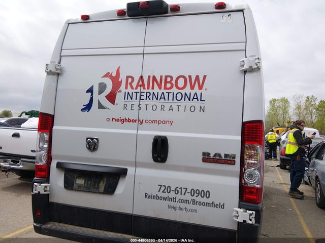Продаж на аукціоні авто 2021 Ram Promaster 2500 High Roof 159 Wb, vin: 3C6LRVDG1ME589989, номер лоту: 44806593