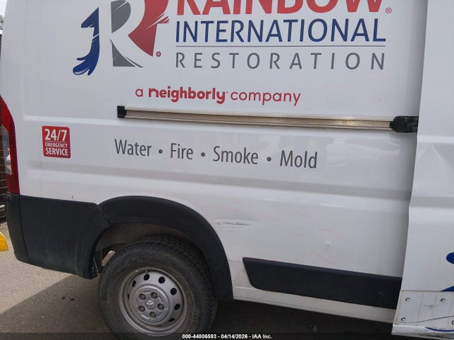 Продаж на аукціоні авто 2021 Ram Promaster 2500 High Roof 159 Wb, vin: 3C6LRVDG1ME589989, номер лоту: 44806593