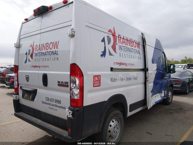 Продаж на аукціоні авто 2021 Ram Promaster 2500 High Roof 159 Wb, vin: 3C6LRVDG1ME589989, номер лоту: 44806593