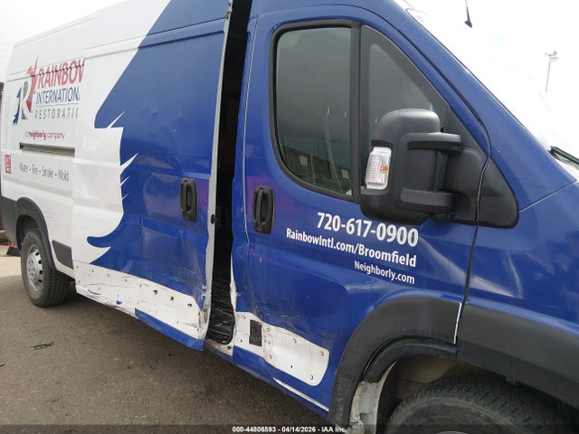 Продаж на аукціоні авто 2021 Ram Promaster 2500 High Roof 159 Wb, vin: 3C6LRVDG1ME589989, номер лоту: 44806593