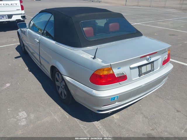 2001 Bmw 325ci მანქანა იყიდება აუქციონზე, vin: WBABS33431JY54203, აუქციონის ნომერი: 44806675