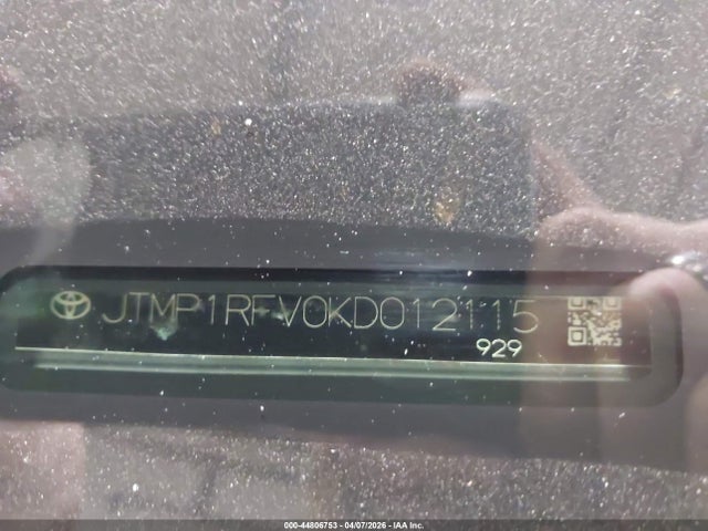 Продажа на аукционе авто 2019 Toyota Rav4 Xle, vin: JTMP1RFV0KD012115, номер лота: 44806753