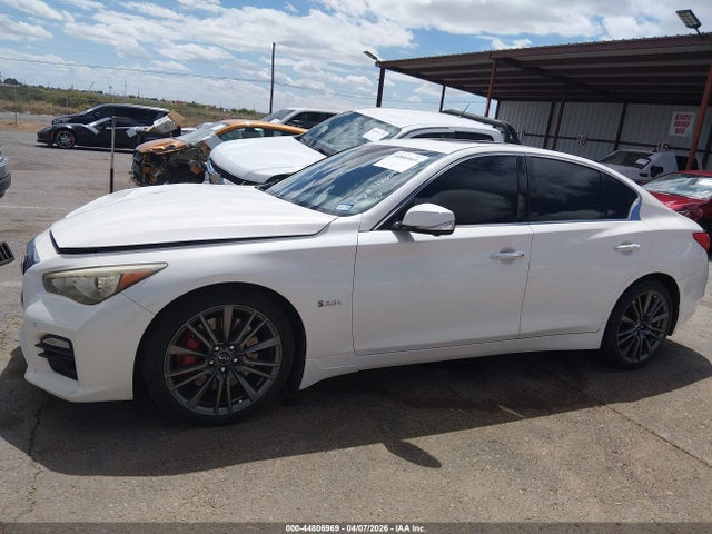 2017 Infiniti Q50 3.0t Red Sport 400 მანქანა იყიდება აუქციონზე, vin: JN1FV7AP4HM850365, აუქციონის ნომერი: 44806969