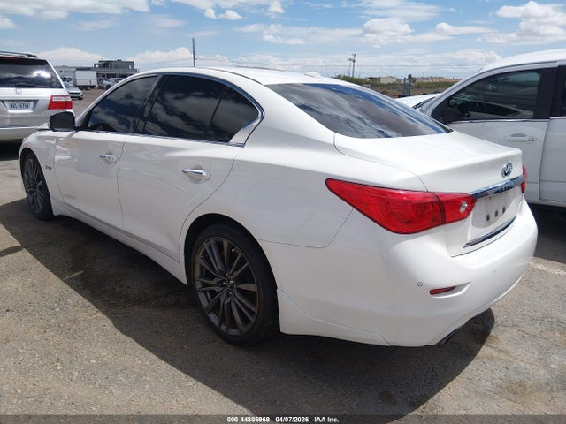 2017 Infiniti Q50 3.0t Red Sport 400 მანქანა იყიდება აუქციონზე, vin: JN1FV7AP4HM850365, აუქციონის ნომერი: 44806969