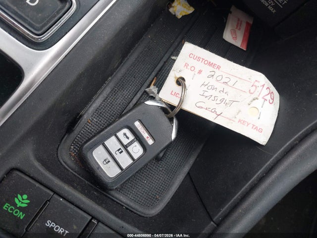 Aukcja sprzedaży 2021 Honda Insight Ex, vin: 19XZE4F59ME010624, numer aukcji: 44806990