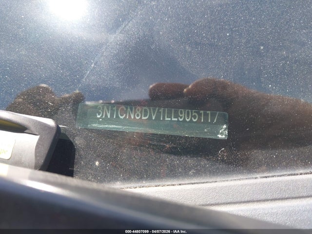Aukcja sprzedaży 2020 Nissan Versa S Xtronic Cvt, vin: 3N1CN8DV1LL905117, numer aukcji: 44807099