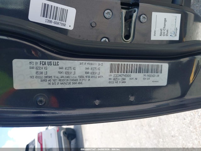 Продаж на аукціоні авто 2015 Chrysler 300 Limited, vin: 2C3CCAAG7FH930203, номер лоту: 44807147