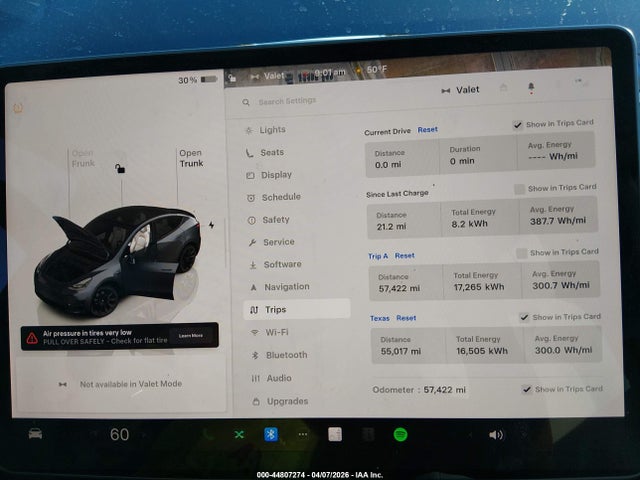 Aukcja sprzedaży 2023 Tesla Model Y Awd/long Range Dual Motor All-wheel Drive, vin: 7SAYGDEE2PF840015, numer aukcji: 44807274