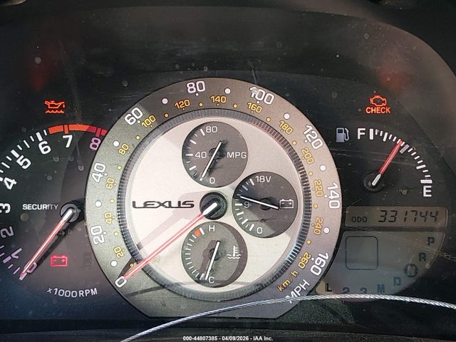 44807385 :رقم المزاد ، JTHBD182410024259 vin ، 2001 Lexus Is 300 مزاد بيع