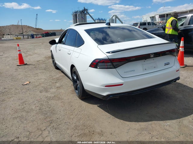 2025 Honda Accord Hybrid Sport-l მანქანა იყიდება აუქციონზე, vin: 1HGCY2F77SA008083, აუქციონის ნომერი: 44807406