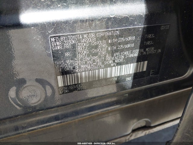 Toyota Rav4 Hybrid Limited 2023 JTMD6RFV3PD086138 Image 9