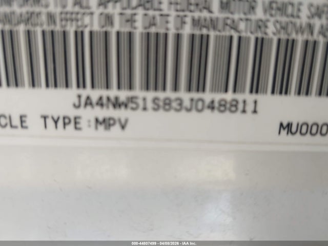 Продаж на аукціоні авто 2003 Mitsubishi Montero 20th Anniversary/limited, vin: JA4NW51S83J048811, номер лоту: 44807499
