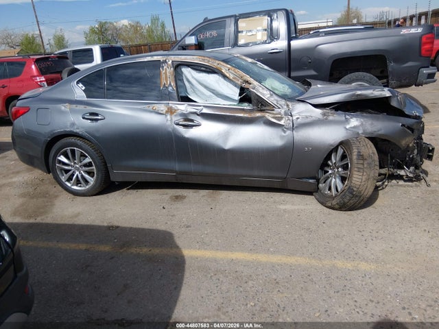 44807583 :رقم المزاد ، JN1BV7AR0EM681554 vin ، 2014 Infiniti Q50 Premium مزاد بيع