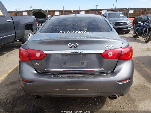 44807583 :رقم المزاد ، JN1BV7AR0EM681554 vin ، 2014 Infiniti Q50 Premium مزاد بيع