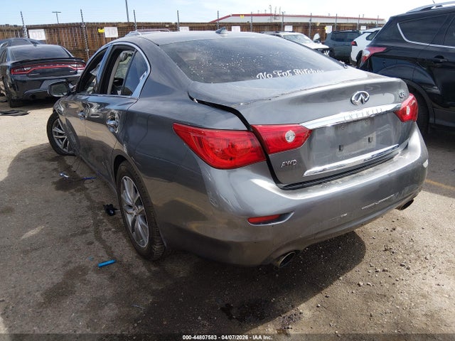 44807583 :رقم المزاد ، JN1BV7AR0EM681554 vin ، 2014 Infiniti Q50 Premium مزاد بيع
