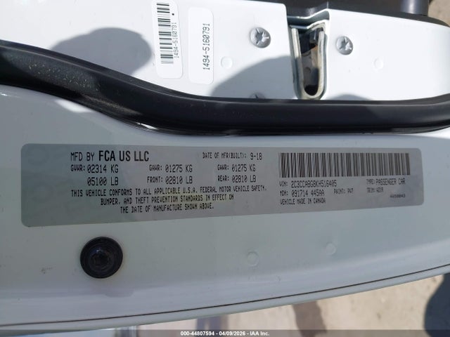 Aukcja sprzedaży 2019 Chrysler 300 300s, vin: 2C3CCABG8KH516405, numer aukcji: 44807594