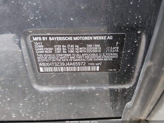 WBXHT3Z39J4A65972 BMW X1 Xdrive28i