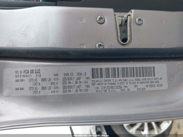 Продаж на аукціоні авто 2019 Jeep Cherokee Latitude 4x4, vin: 1C4PJMCX9KD122556, номер лоту: 44807693