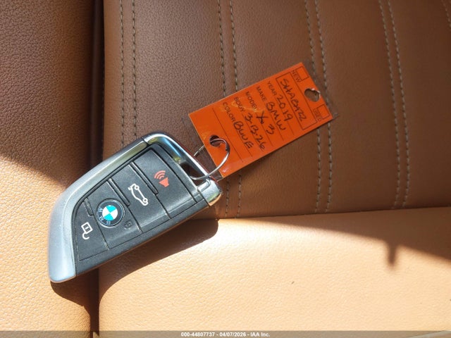 44807737 :رقم المزاد ، 5UXTR9C53KLP87542 vin ، 2019 Bmw X3 Xdrive30i مزاد بيع
