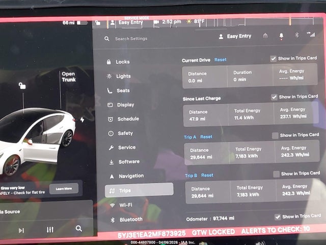Aukcja sprzedaży 2021 Tesla Model 3 Standard Range Plus Rear-wheel Drive, vin: 5YJ3E1EA2MF873925, numer aukcji: 44807800